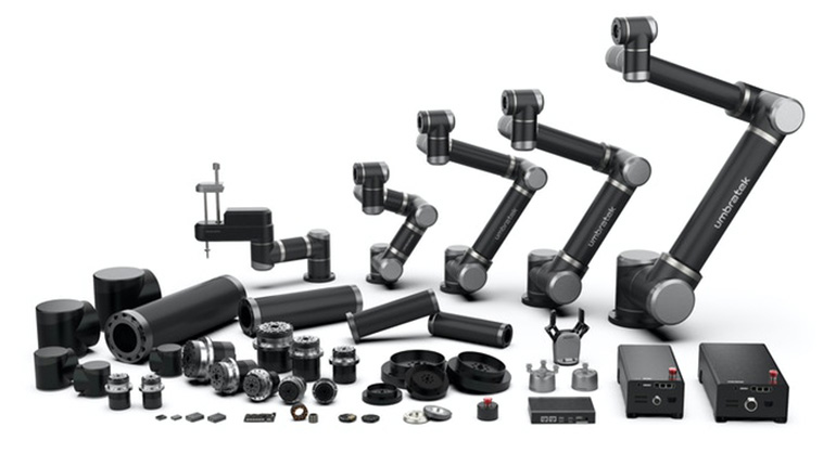 A complete product family of all Umbratek piece parts