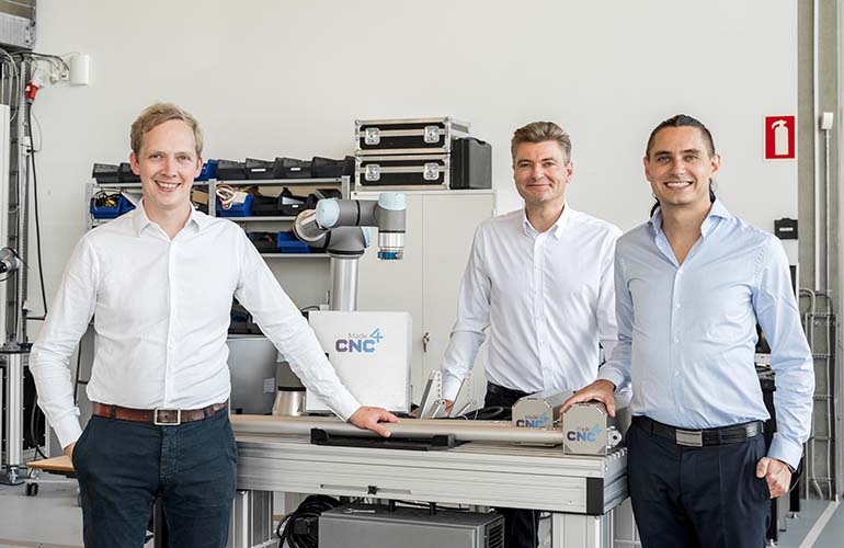 group shot of the Made4CNC founders.