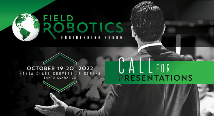 Field Robotics Engineering Forum opens call for speakers